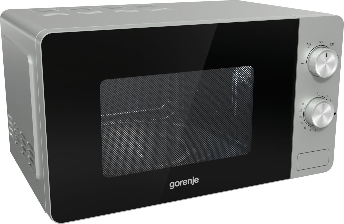 Микроволновая печь Gorenje Essential MO 17 E1S, Серебристый детальное изображение - 3