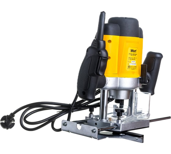 Фрезер WERT EVR 1450E, 1400 Вт, Желтый детальное изображение - 5