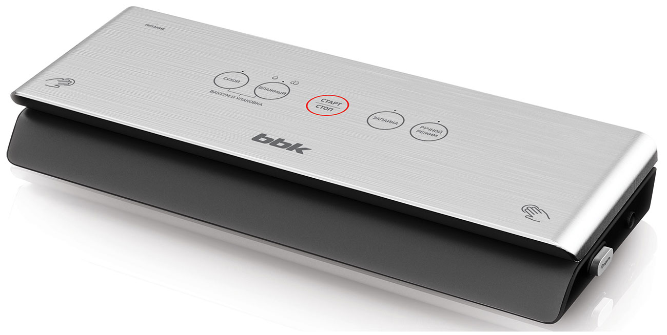 Вакуумный упаковщик BBK BVS803, Серебристый детальное изображение - 1