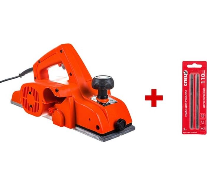 Электрический рубанок СПЕЦ БРУ-840 СПЕЦ-1536/СПЕЦ-2100203, 1000 Вт,  Оранжевый №2