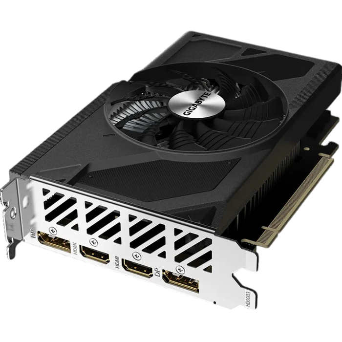 Видеокарта Gigabyte NVIDIA GeForce RTX 4060, GV-N4060D6-8GD, 8 ГБ, Черный детальное изображение - 4