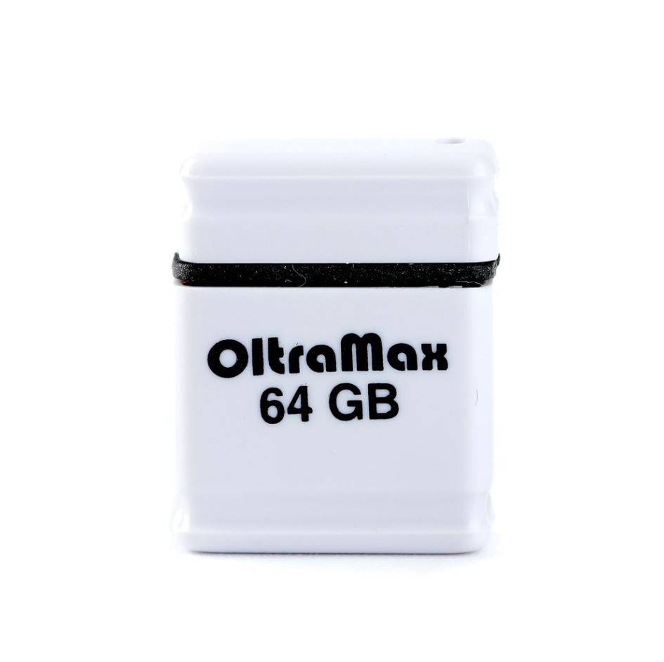 USB Flash накопитель OltraMax 50 64 ГБ, белый детальное изображение - 1