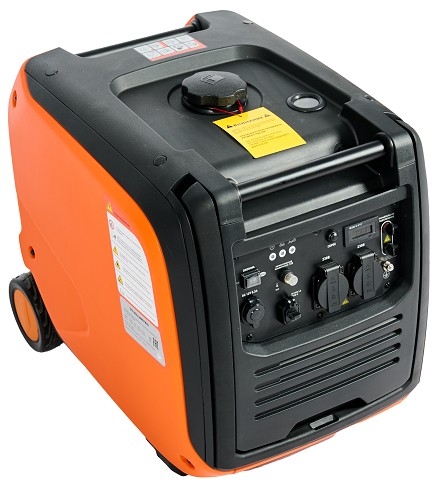 Генератор бензиновый VILLARTEC GI 358S, 3.5 кВт, Оранжевый детальное изображение - 1