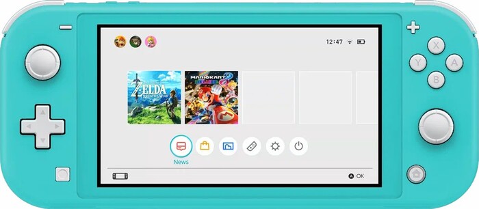 Портативная приставка  Nintendo Switch Lite 32 ГБ, Бирюзовый №2