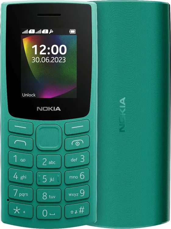 Мобильный телефон Nokia 106 (2024) TA-1564, 128 Мб, Зеленый, Dual micro-SIM детальное изображение - 2