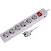 Сетевой фильтр SmartBuy SBSP-6-50-G, 5 м, Серый вариант - 1