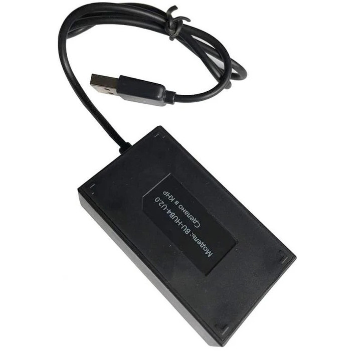 USB-концентратор Buro BU-HUB4-U2.0, Черный №2