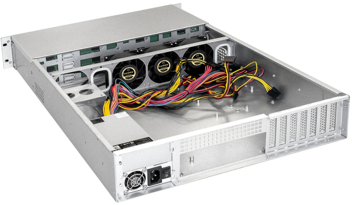 Серверный корпус ExeGate Pro 2U660-HS12/1U-1100ADS, 1100 Вт, Черный №4