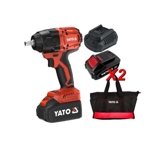 Аккумуляторная бесщёточная ударная дрель YATO YT-8277915, 120 Нм, 18 В детальное изображение - 2