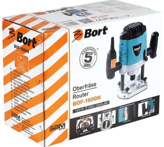 Фрезер BORT BOF-1600N 98290011, 1600 Вт, Голубой детальное изображение - 7