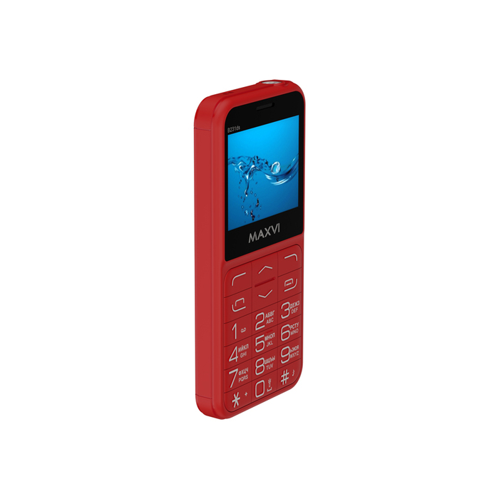 Мобильный телефон MAXVI B231ds, 32 Мб, Красный, Dual mini-SIM №7