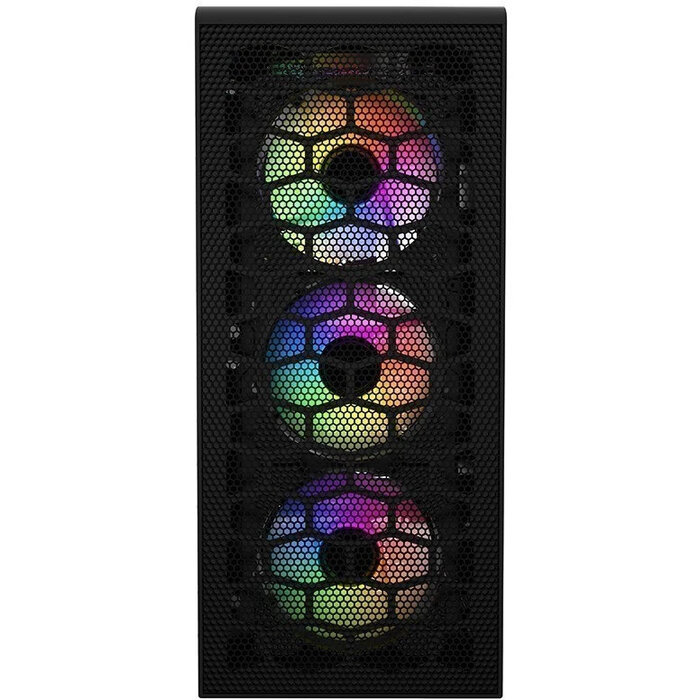 Корпус Powercase Mistral Z4С Mesh LED, Черный №2