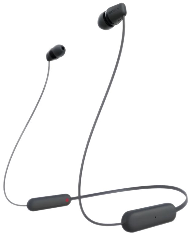 Беспроводные наушники Sony WI-C100, Черный детальное изображение - 1