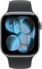Умные часы Apple Watch Series 11 42 мм, Space Gray Aluminium Case with Black Sport Band, GPS, Космический серый вариант - 2