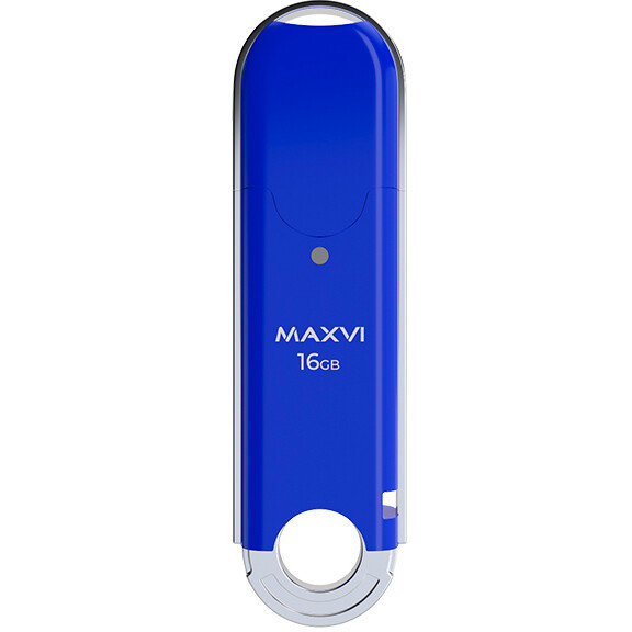 USB Flash накопитель MAXVI P2 16 ГБ, синий детальное изображение - 3