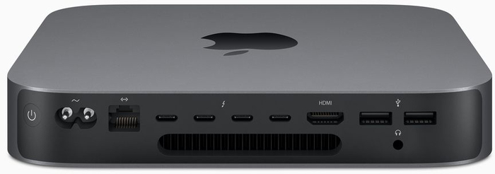Настольный компьютер Apple Mac mini 2018, Intel Core i7 8700B, RAM 64 Гб, SSD 2 Тб, Intel UHD Graphics, Серый космос №3