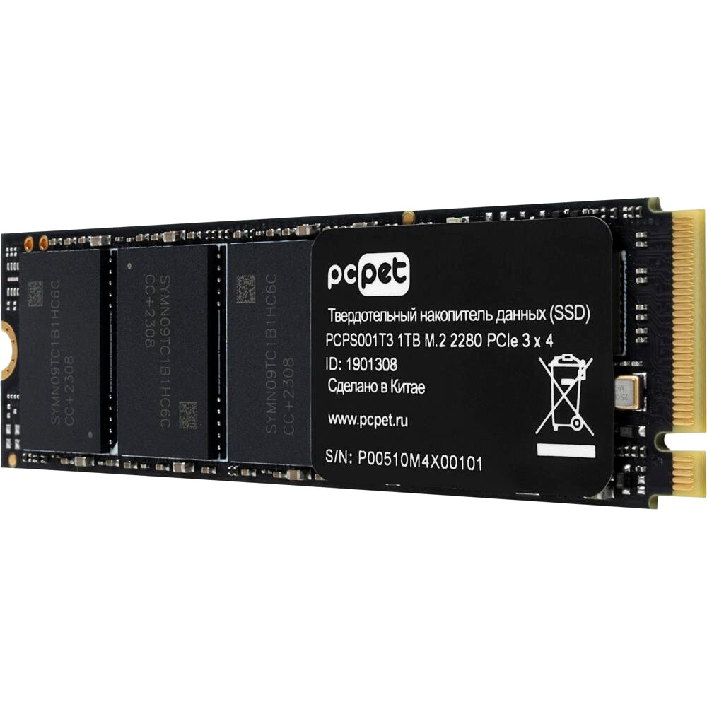 Накопитель SSD PC PET PCPS001T3 OEM, 1 Тб детальное изображение - 3