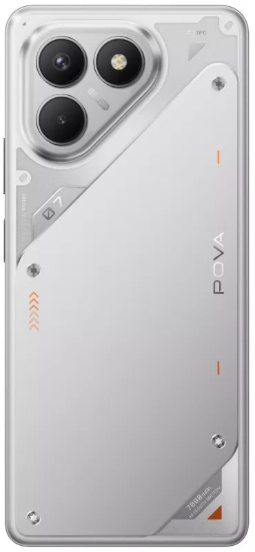 Смартфон Tecno POVA 7 Neo 8/256 Гб, Серебристый, Dual nano-SIM детальное изображение - 3
