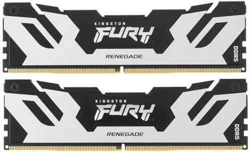Оперативная память Kingston Fury Renegade Silver DDR5 8000MHz, KF580C38RSK2-32, 2x16 Гб KIT, 32 Гб детальное изображение - 1