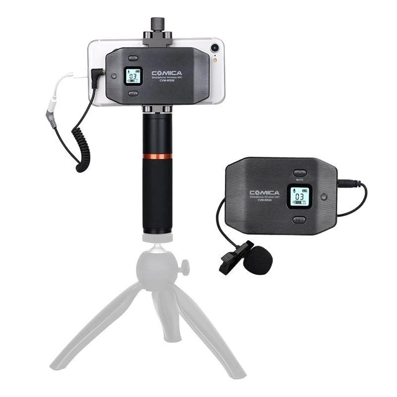 Радиосистема CoMica UHF CVM-WS50 H для смартфона, Черный детальное изображение - 3