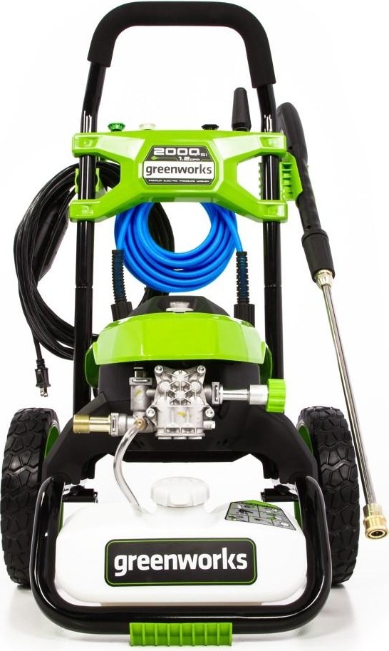 Автомойка GREENWORKS GHP2000, 1.8 кВт, 140 бар, Зеленый детальное изображение - 1