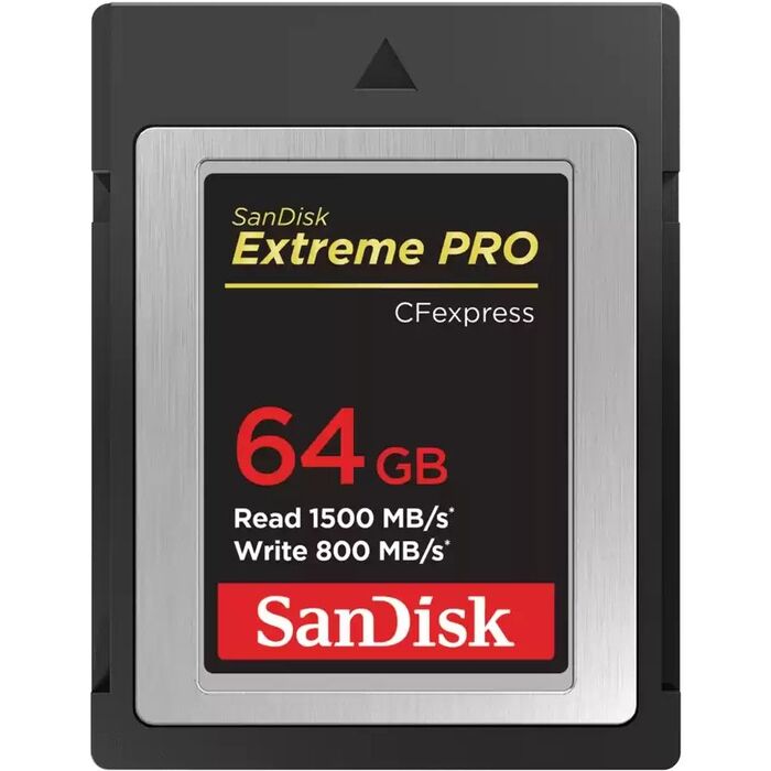 Карта памяти SanDisk CFexpress Extreme Pro (SDCFE-064G-GN4NN), 64 Гб №1