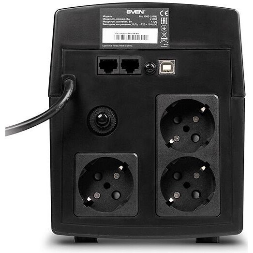 ИБП Sven Pro 1000 детальное изображение - 3