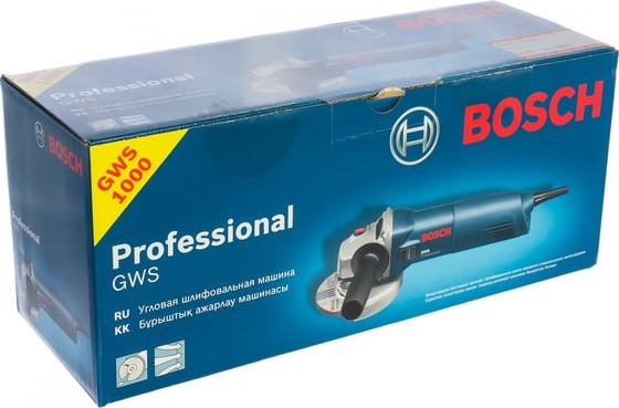 Угловая шлифмашина BOSCH GWS 1000 0.601.821.8R0, 125 мм, 11000 об/мин, 1000 Вт детальное изображение - 4