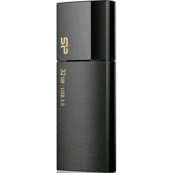USB Flash накопитель Silicon Power Blaze B05 (SP032 ГБUF3B05V1K) 32 ГБ, черный №1