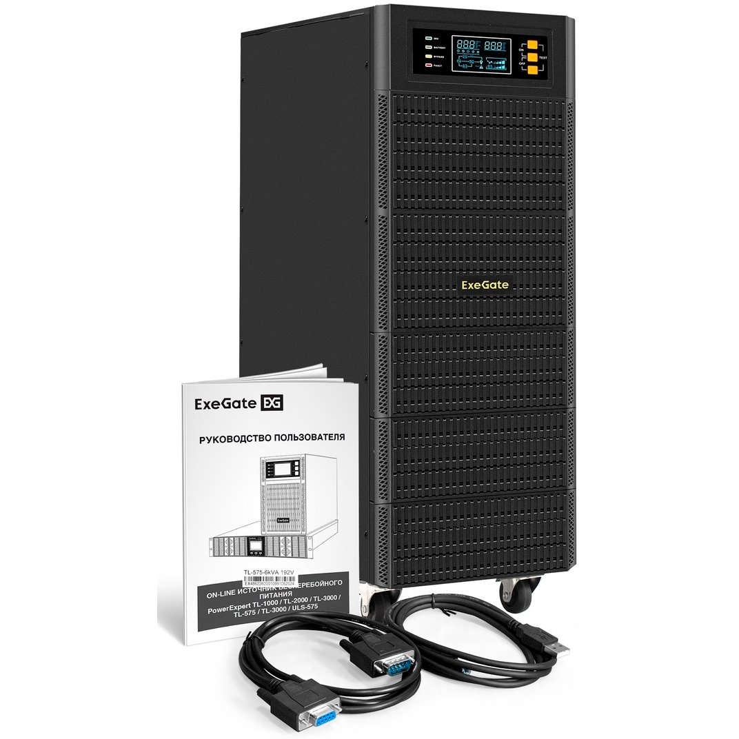 ИБП ExeGate PowerExpert TL-575-6kVA.192V.LCD.AVR.T.USB.RS232.SNMP детальное изображение - 6
