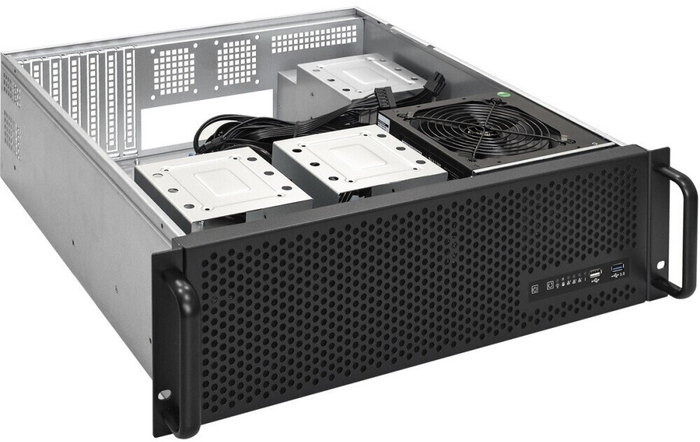 Серверный корпус ExeGate Pro 3U450-09/500ADS, 500 Вт, Черный №2