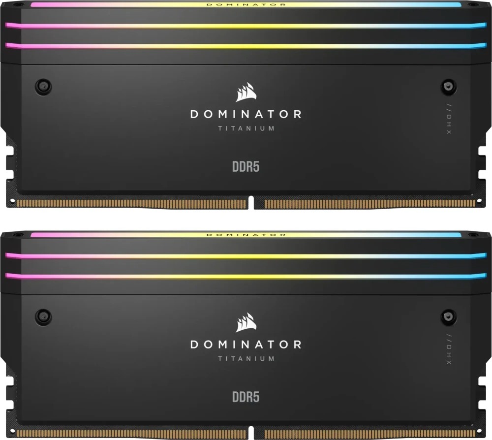 Оперативная память Corsair Dominator Titanium RGB DDR5 6600MHz, CMP96GX5M2B6600C32, 2x48 Гб KIT, 96 Гб детальное изображение - 1