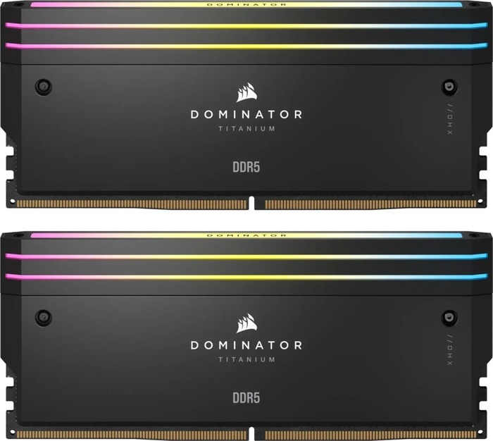 Оперативная память Corsair Dominator Titanium RGB DDR5 6600MHz, CMP96GX5M2B6600C32, 2x48 Гб KIT, 96 Гб №1