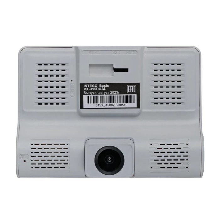 Видеорегистратор INTEGO Basic VX-315DUAL-SG, 3-х канальный, 1920x1080 Full HD dpi, MicroSD, 64 ГБ, Серый №2