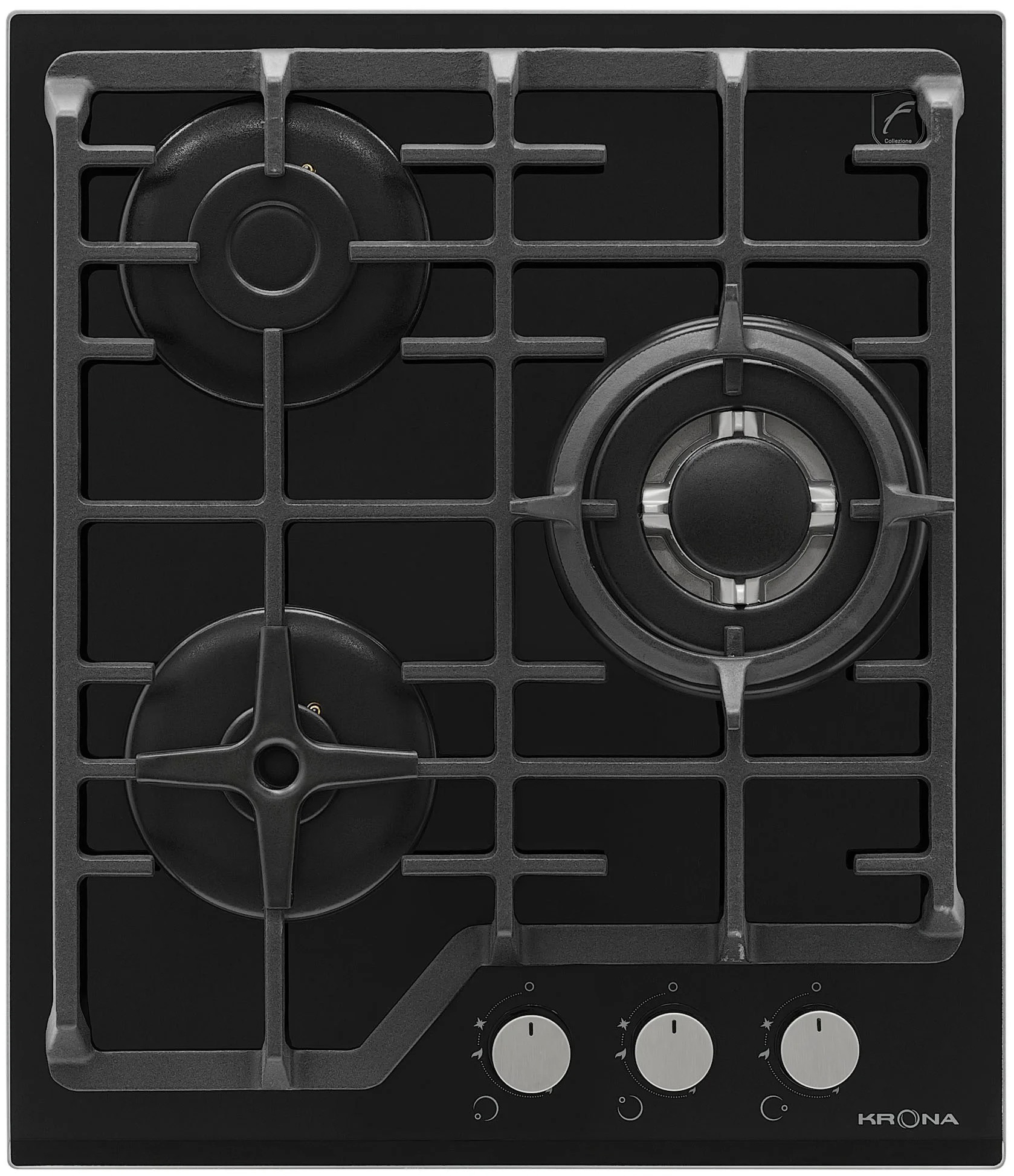 Варочная поверхность Krona CORNIOLA 45 BL, Черный детальное изображение - 1