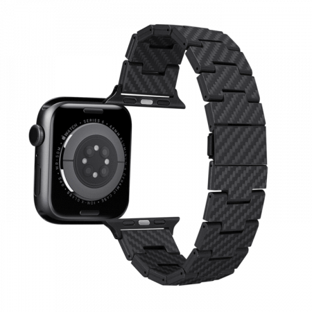 Карбоновый браслет Pitaka для Apple Watch Series Retro, AWB1004 детальное изображение - 3