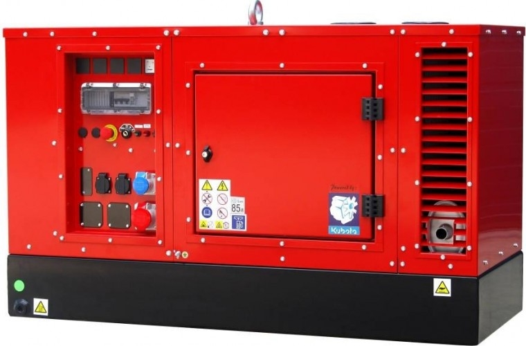 Генератор дизельный EUROPOWER EPS 9 TDE 991110913, в кожухе, 6.8 кВт, Красный детальное изображение - 1