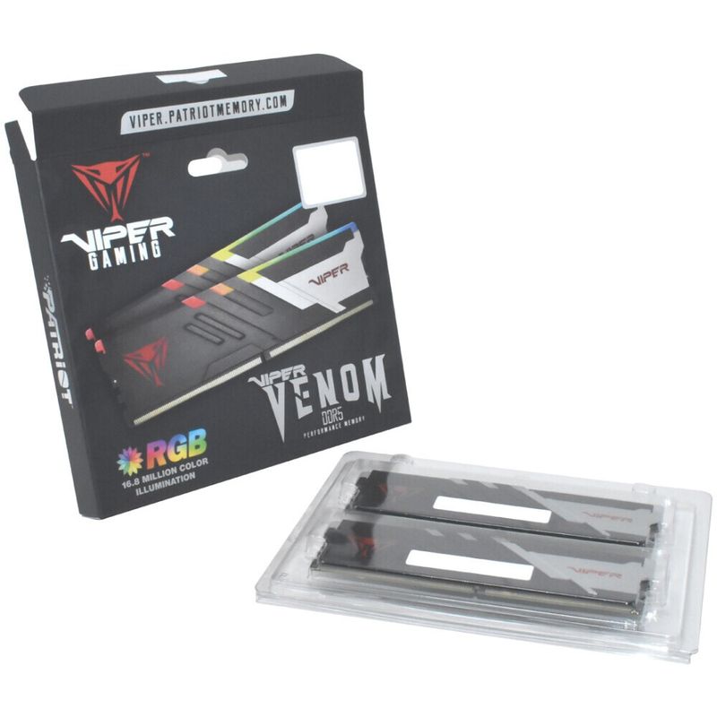 Оперативная память Patriot Viper Venom RGB DDR5 6000MHz, PVVR532G600C30K, 2x16 Гб KIT, 32 Гб детальное изображение - 9
