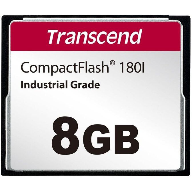 Карта памяти Transcend Compact Flash (TS8GCF180I), 8 Гб детальное изображение - 1