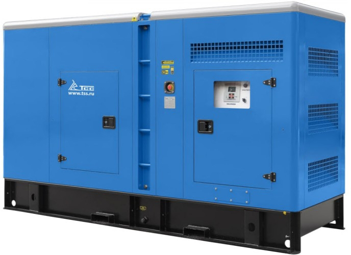 Генератор дизельный ТСС АД-250C-T400-1PKM9 (TBD 350 TS ST) 029530, в кожухе, 250 кВт, Синий детальное изображение - 1