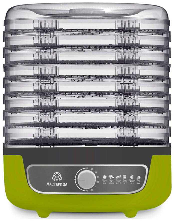 Сушилка для овощей Мастерица EFD-1001VM, 600 Вт, Оливковый/Серый №2