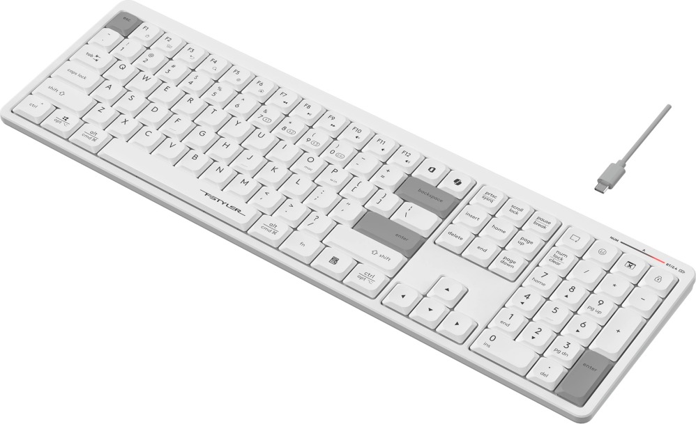 Клавиатура A4Tech Fstyler FBX55C, Белый детальное изображение - 9