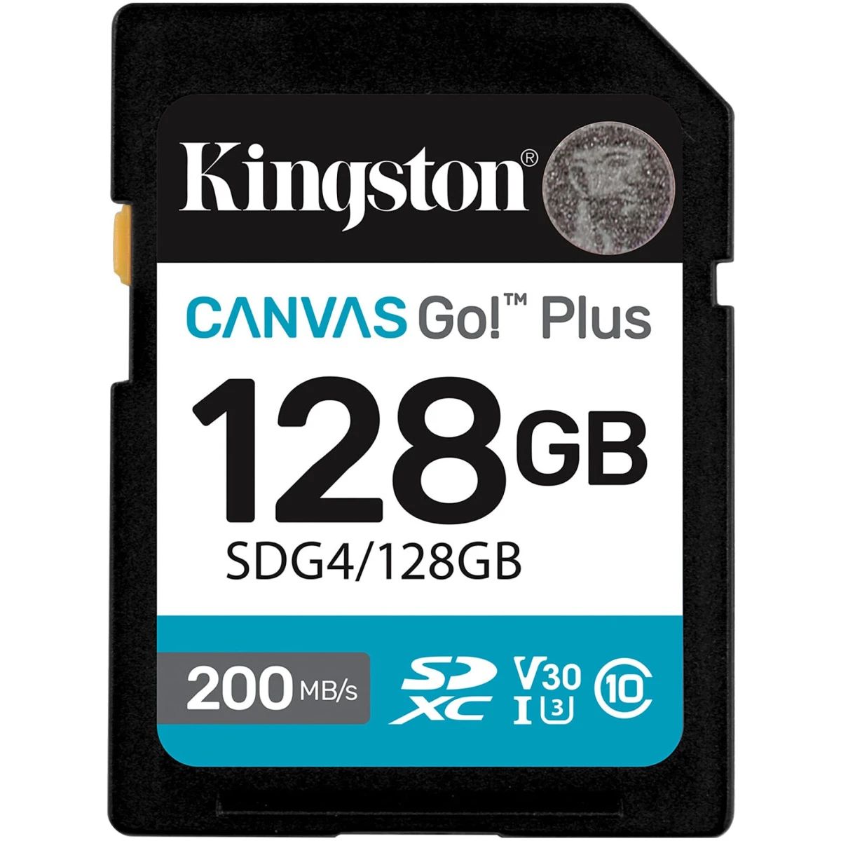 Карта памяти Kingston Canvas Go! Plus SD (SDG4/128GB), 128 Гб детальное изображение - 1