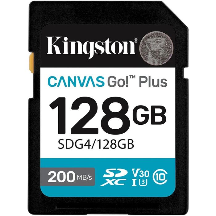 Карта памяти Kingston Canvas Go! Plus SD (SDG4/128GB), 128 Гб №1