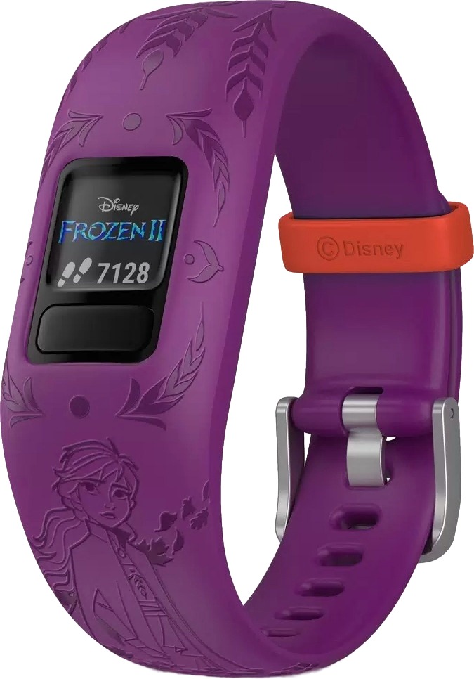 Фитнес-браслет детский Garmin Vivofit Jr 2, Disney Frozen 2 Band, 11 мм, Фиолетовый детальное изображение - 1