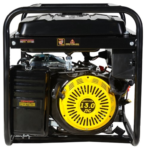 Генератор бензиновый HUTER DY S651LX 900/64/1/89, 5 кВт, Черный детальное изображение - 4