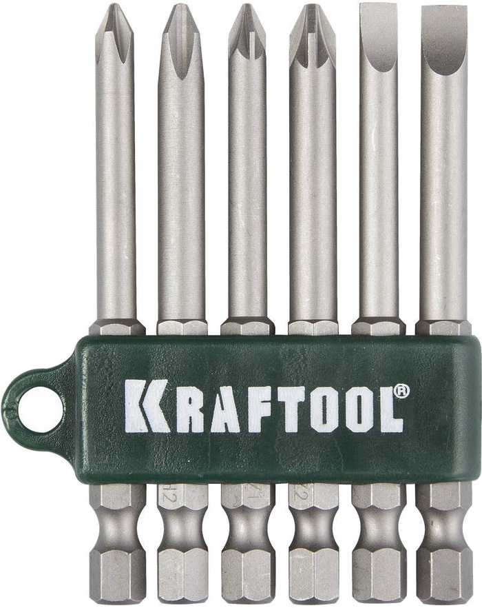 Биты, торцевые головки KRAFTOOL 26061-H6 №1