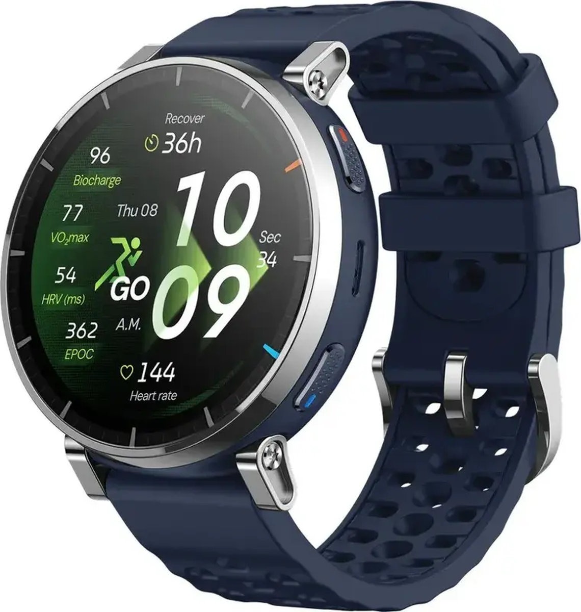 Смарт-часы Amazfit Active 3 Premium 45 мм, Синий детальное изображение - 2
