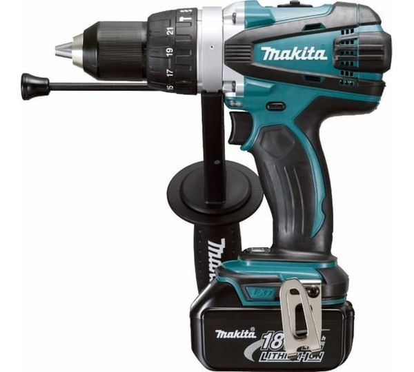 Аккумуляторная дрель-шуруповерт Makita DHP458RFE, 18 В, 91 Нм, 3 А·ч  детальное изображение - 3