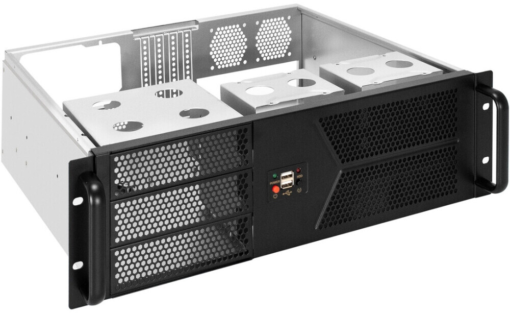 Серверный корпус ExeGate Pro 3U400-07/1000RADS, 1000 Вт, Черный детальное изображение - 2